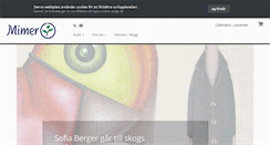 Desktop Screenshot of mimerbokforlag.se